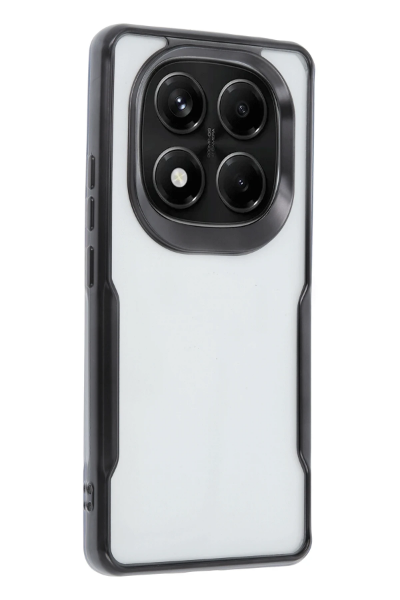 Newface Xiaomi Redmi Note 14 Pro Plus Kılıf Boyi Silikon Kapak - Siyah resmi