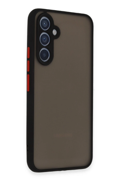 Newface Samsung Galaxy A34 5G Kılıf Montreal Silikon Kapak - Siyah resmi