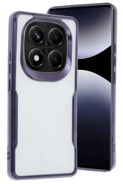 Newface Xiaomi Redmi Note 14 Pro Plus Kılıf Boyi Silikon Kapak - Derin Mor resmi