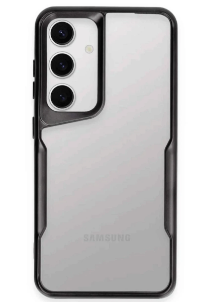 Newface Samsung Galaxy S25 Kılıf Boyi Silikon Kapak - Siyah resmi