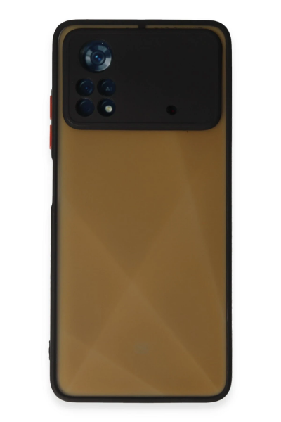 Newface Xiaomi Poco X4 Pro 5G Kılıf Montreal Silikon Kapak - Siyah resmi