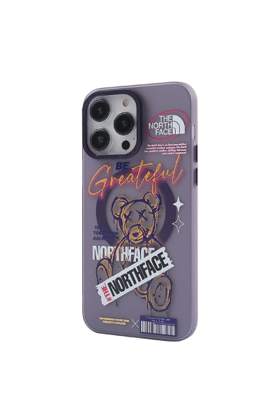 Newface iPhone 13 Pro Kılıf Apollo Magneticsafe Desenli Kapak - Apollo Mor - 2 resmi