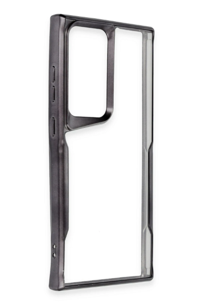 Newface Samsung Galaxy S25 Ultra Kılıf Boyi Silikon Kapak - Siyah resmi