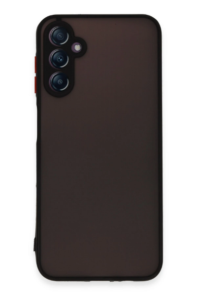 Newface Samsung Galaxy A24 4G Kılıf Montreal Silikon Kapak - Siyah resmi