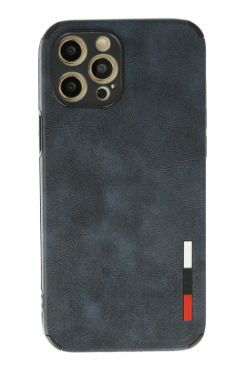 Newface iPhone 12 Pro Kılıf Loop Deri Silikon - Lacivert resmi