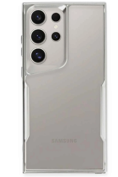 Newface Samsung Galaxy S25 Ultra Kılıf Boyi Silikon Kapak - Gümüş resmi