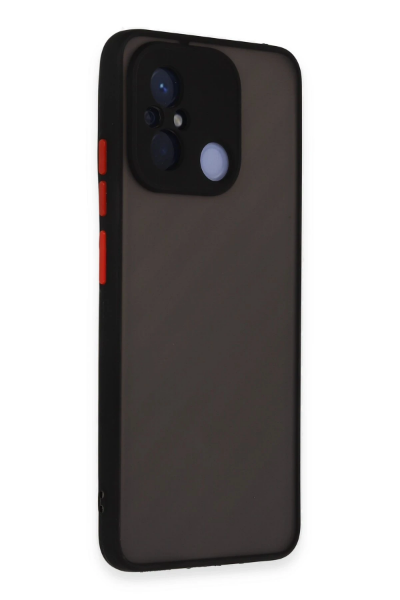 Newface Xiaomi Redmi 12C Kılıf Montreal Silikon Kapak - Siyah resmi