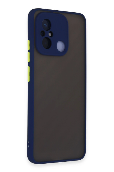 Newface Xiaomi Redmi 12C Kılıf Montreal Silikon Kapak - Lacivert resmi