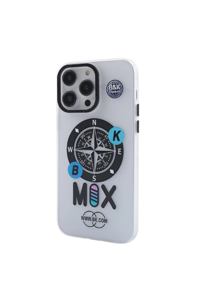 Newface iPhone 13 Pro Max Kılıf Apollo Magneticsafe Desenli Kapak - Apollo Şeffaf - 3 resmi