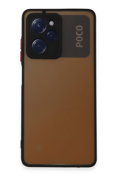 Newface Xiaomi Poco X5 Pro 5G Kılıf Montreal Silikon Kapak - Siyah resmi