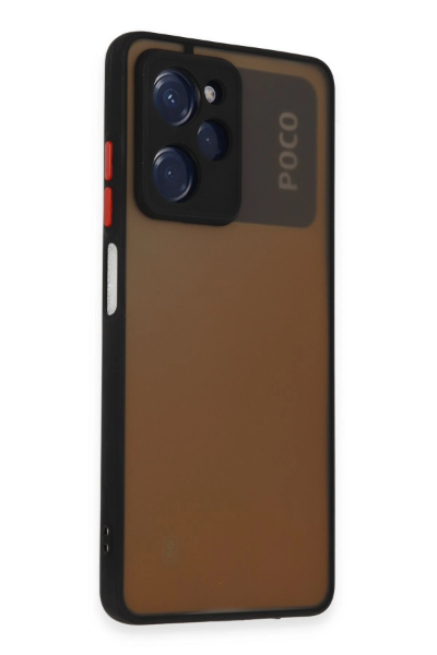 Newface Xiaomi Poco X5 Pro 5G Kılıf Montreal Silikon Kapak - Siyah resmi