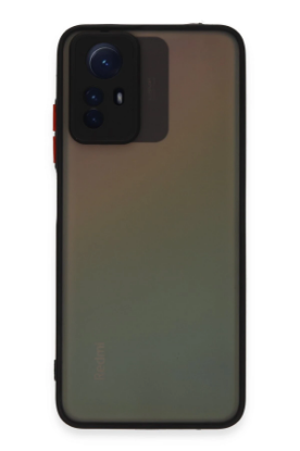 Newface Xiaomi Redmi Note 12S Kılıf Montreal Silikon Kapak - Siyah resmi
