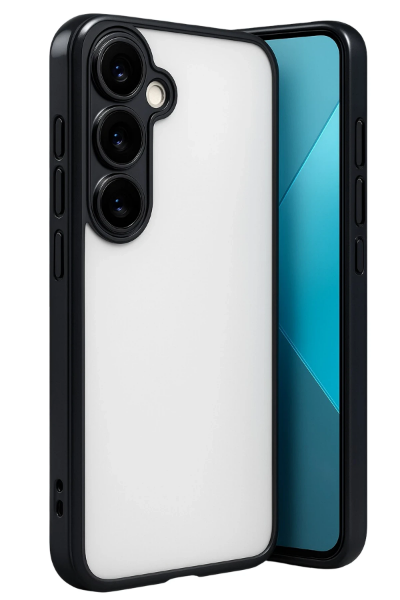 Newface Samsung Galaxy A24 4G Prime Kılıf Razer Lensli Silikon - Siyah resmi