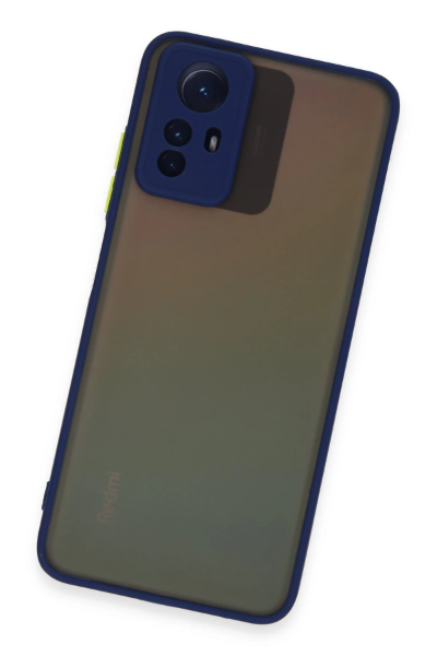 Newface Xiaomi Redmi Note 12S Kılıf Montreal Silikon Kapak - Lacivert resmi