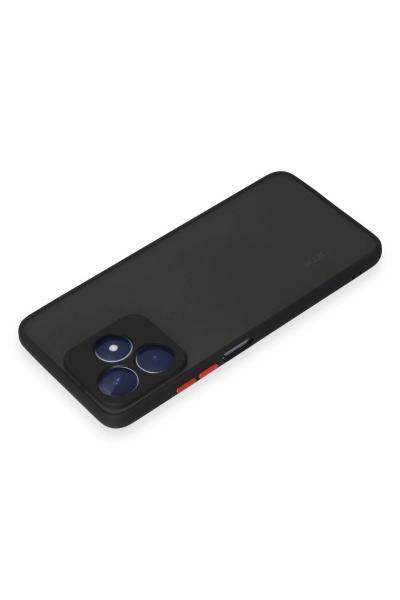 Newface Realme C53 Kılıf Montreal Silikon Kapak - Siyah resmi