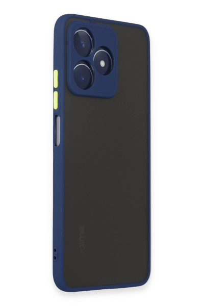 Newface Realme C53 Kılıf Montreal Silikon Kapak - Lacivert resmi