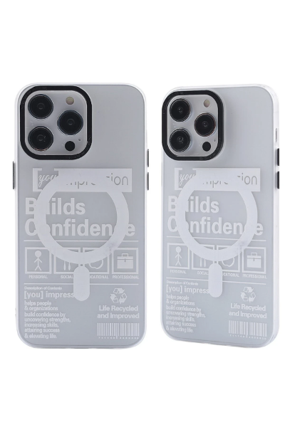 Newface iPhone 14 Pro Kılıf Apollo Magneticsafe Desenli Kapak - Apollo Şeffaf - 4 resmi