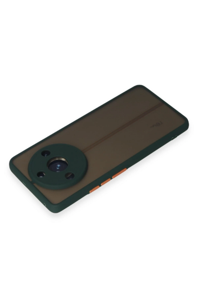 Newface Realme 11 Pro Kılıf Montreal Silikon Kapak - Yeşil resmi