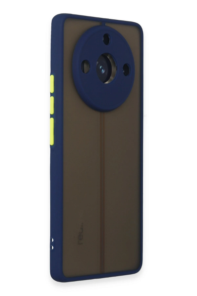 Newface Realme 11 Pro Kılıf Montreal Silikon Kapak - Lacivert resmi