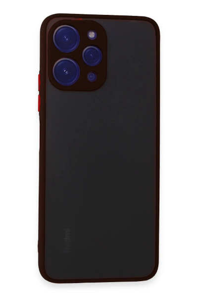 Newface Xiaomi Redmi 12 Kılıf Montreal Silikon Kapak - Siyah resmi