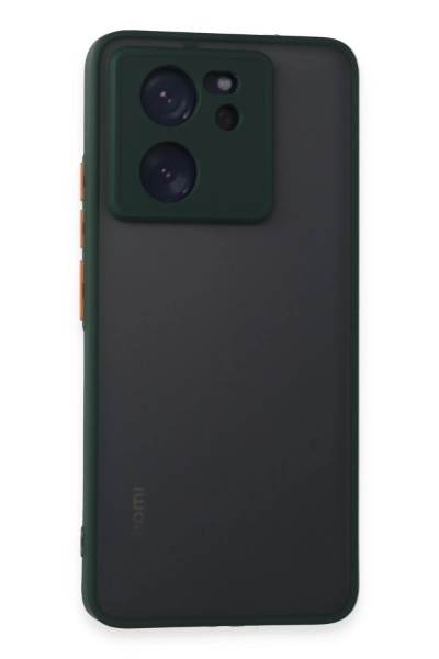 Newface Xiaomi Mi 13T Pro Kılıf Montreal Silikon Kapak - Yeşil resmi
