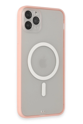 Newface iPhone 11 Pro Max Kılıf Grand Magneticsafe Kapak - Pembe resmi