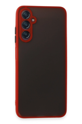 Newface Samsung Galaxy A05S Kılıf Montreal Silikon Kapak - Kırmızı resmi