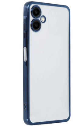 Newface Samsung Galaxy A06 Kılıf Razer Lensli Silikon - Lacivert resmi