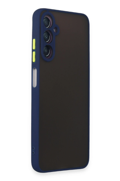 Newface Samsung Galaxy A05S Kılıf Montreal Silikon Kapak - Lacivert resmi