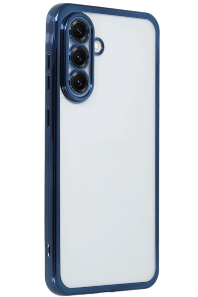 Newface Samsung Galaxy A56 Kılıf Razer Lensli Silikon - Lacivert resmi