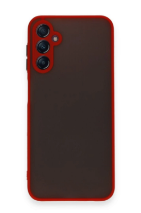 Newface Samsung Galaxy A15 4G Kılıf Montreal Silikon Kapak - Kırmızı resmi