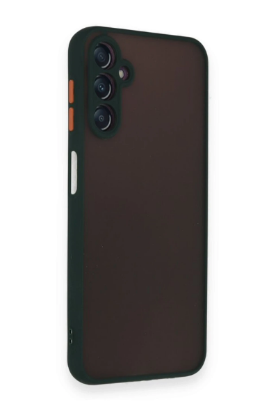 Newface Samsung Galaxy A25 5G Kılıf Montreal Silikon Kapak - Yeşil resmi