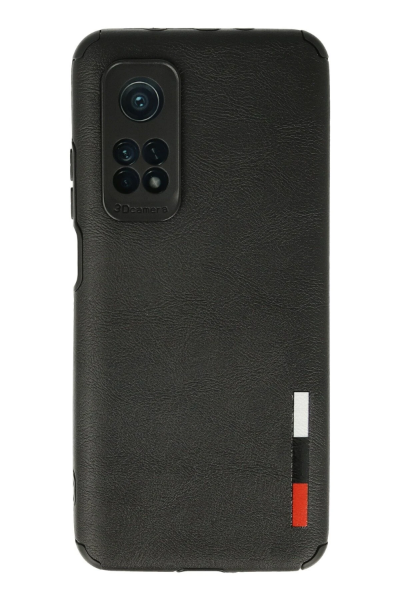 Newface Xiaomi Mi 10T Kılıf Loop Deri Silikon - Siyah resmi