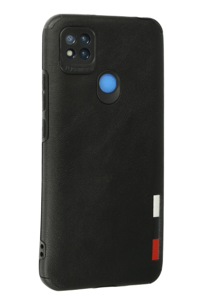 Newface Xiaomi Redmi 9C Kılıf Loop Deri Silikon - Siyah resmi