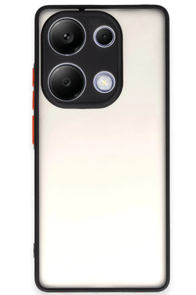 Newface Xiaomi Redmi Note 13 Pro 4G Kılıf Montreal Silikon Kapak - Siyah resmi
