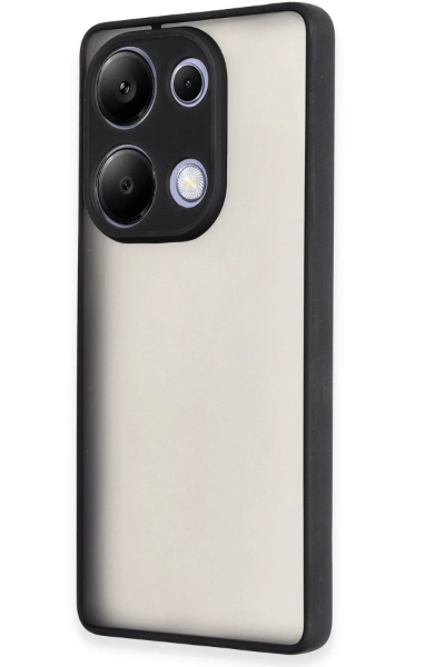Newface Xiaomi Redmi Note 13 Pro 4G Kılıf Montreal Silikon Kapak - Siyah resmi