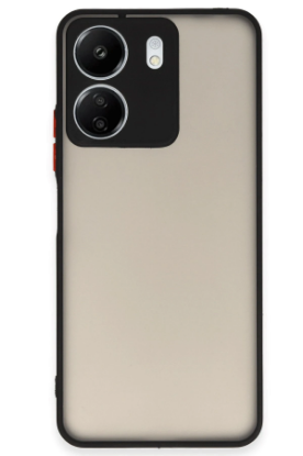 Newface Xiaomi Redmi 13C Kılıf Montreal Silikon Kapak - Siyah resmi