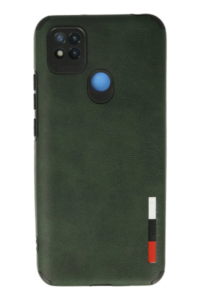Newface Xiaomi Redmi 9C Kılıf Loop Deri Silikon - Yeşil resmi