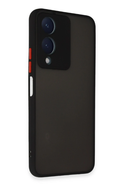 Newface Vivo Y17S Kılıf Montreal Silikon Kapak - Siyah resmi