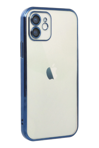 Newface iPhone 11 Kılıf Razer Lensli Silikon - Lacivert resmi