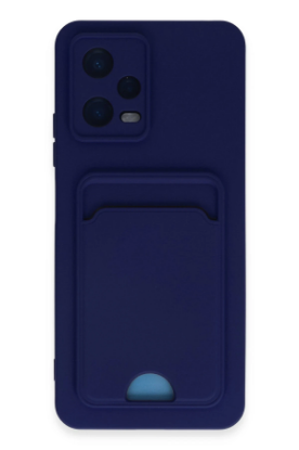 Newface Xiaomi Redmi Note 12 4G Kılıf Kelvin Kartvizitli Silikon - Lacivert resmi