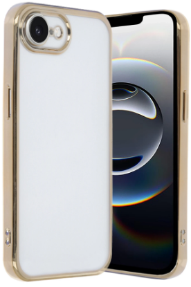 Newface iPhone 16E Kılıf Razer Lensli Silikon - Gold resmi