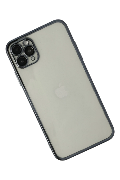 Newface iPhone 11 Pro Kılıf Razer Lensli Silikon - Siyah resmi