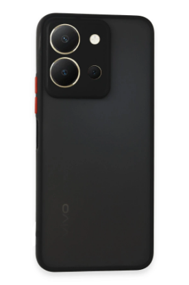 Newface Vivo Y36 Kılıf Montreal Silikon Kapak - Siyah resmi