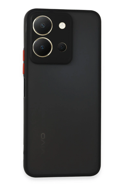 Newface Vivo Y36 Kılıf Montreal Silikon Kapak - Siyah resmi