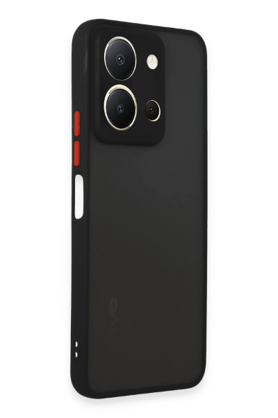 Newface Vivo Y36 Kılıf Montreal Silikon Kapak - Siyah resmi