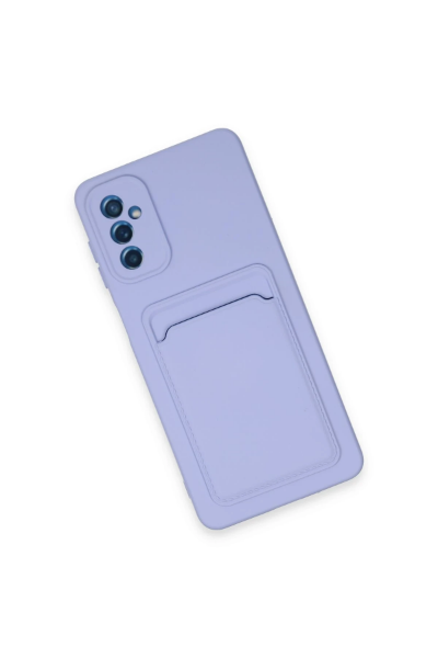 Newface Samsung Galaxy A14 4G Kılıf Kelvin Kartvizitli Silikon - Lila resmi