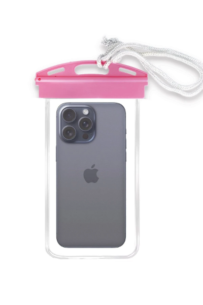 Newface Waterproof Universal Su Geçirmez Kılıf - Pembe resmi
