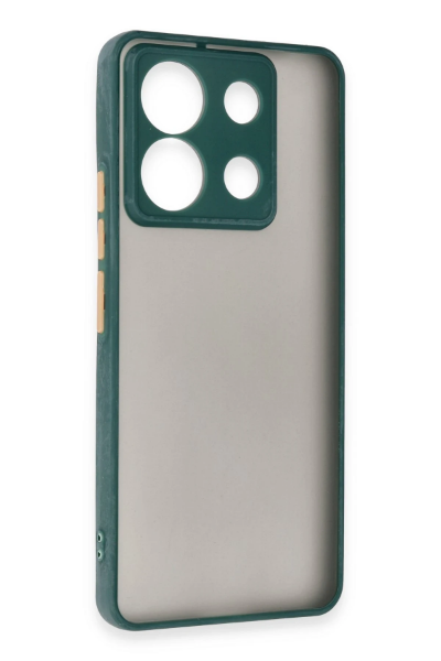 Newface Xiaomi Redmi Note 13 Pro 5G Kılıf Montreal Silikon Kapak - Yeşil resmi