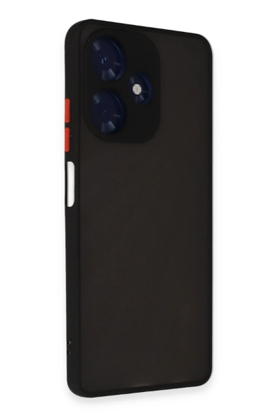 Newface İnfinix Hot 30 4G Kılıf Montreal Silikon Kapak - Siyah resmi